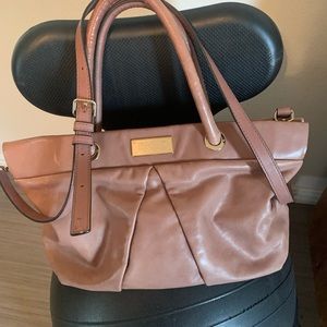 Vintage hobo Marc Jacobs shoulder bag Crossbody neutral pink caramel color